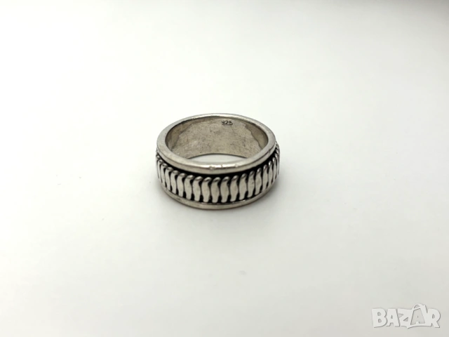 Масивна Сребърна Халка (проба 925)- 10,41 грама, снимка 3 - Пръстени - 53946494