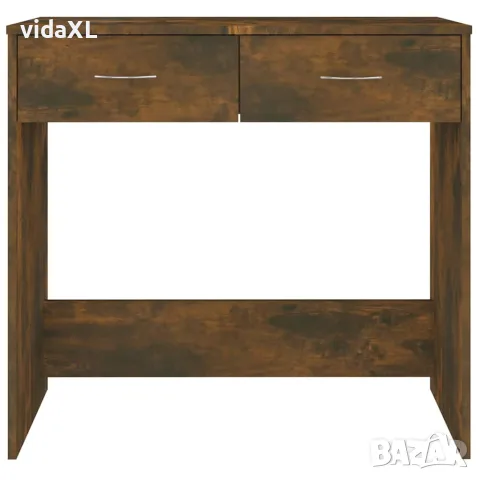 vidaXL Бюро, опушен дъб, 80x40x75 см, инженерно дърво, снимка 4 - Бюра - 56148030