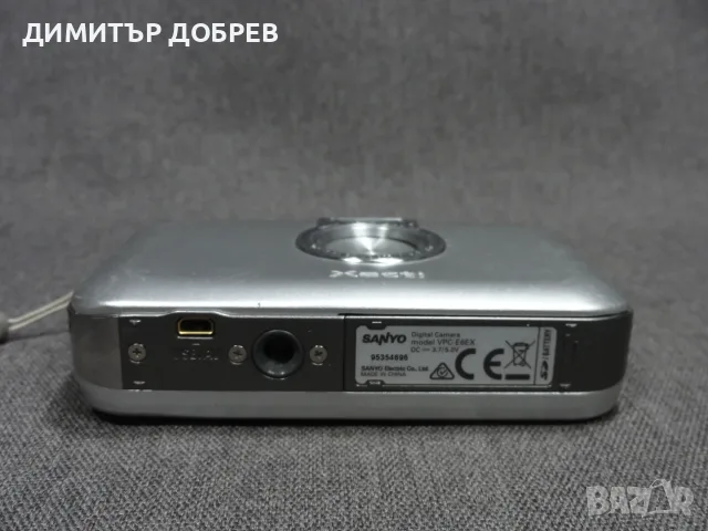 ЦИФРОВ ФОТОАПАРАТ SANYO XACTI VPC-E6EX 6MP CCD DIGITAL CAMERA Y2K RETRO DIGICAM, снимка 8 - Фотоапарати - 55971072
