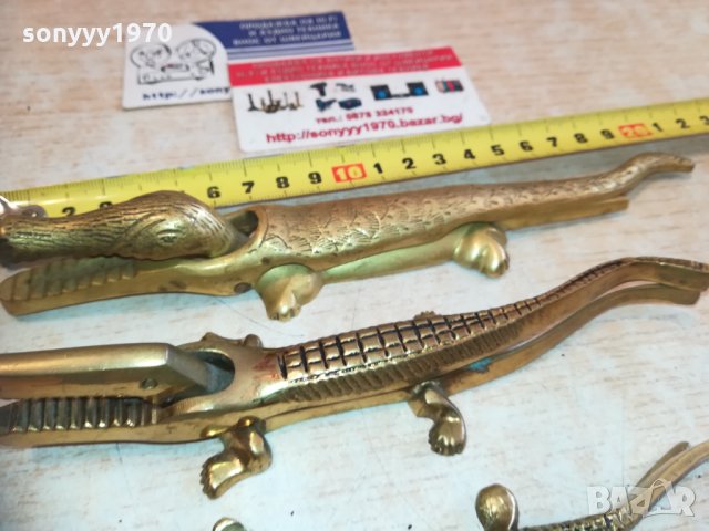 крокодили 3бр мед/месинг 1501211904, снимка 15 - Колекции - 31437300