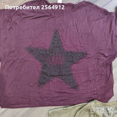 Продавам лот от дамски блузи с къс ръкав , снимка 3 - Тениски - 37689321