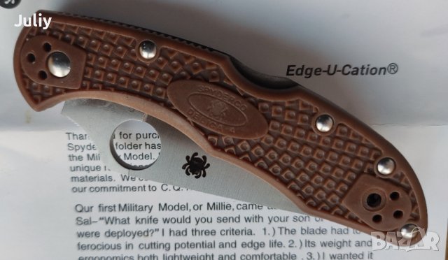 Spyderco Delica 4, снимка 18 - Ножове - 39228369