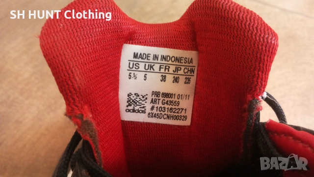 Adidas AdiNova Football Astro Turf Leather Размер EUR 38 / UK 5 стоножки естествена кожа 195-14-S, снимка 18 - Футбол - 52652272