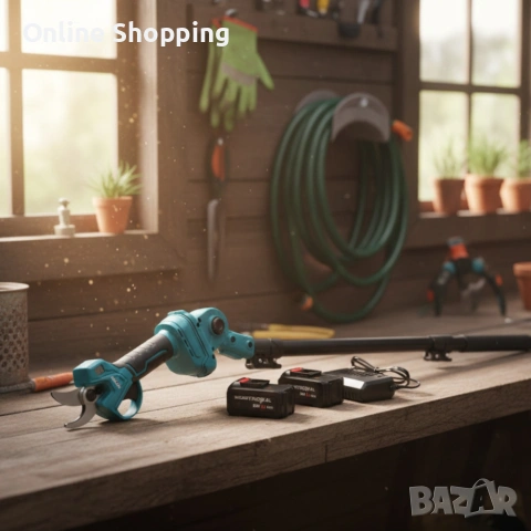 Акумулаторна лозарска ножица KraftRoyal, снимка 2 - Градинска техника - 53336230