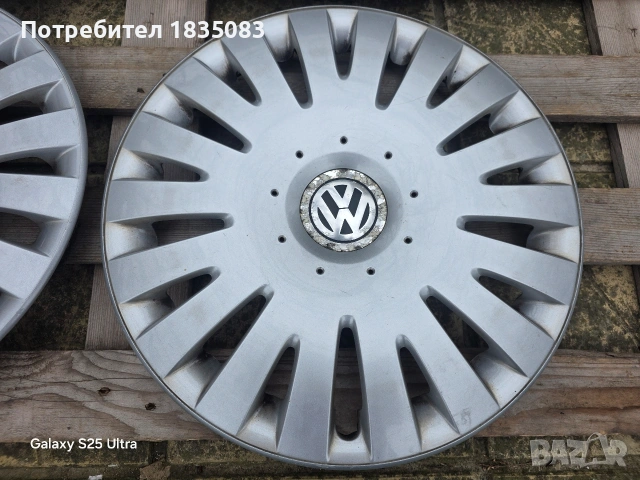 Оригинални тасове VW 16 цола, снимка 4 - Аксесоари и консумативи - 53958251
