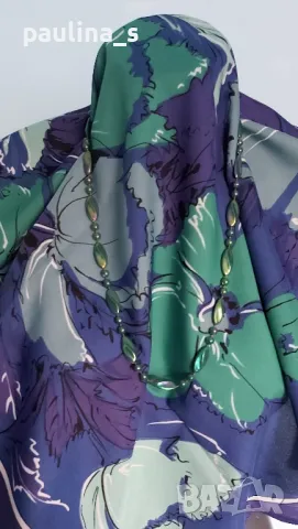 Седем различни броя / Разкошен винтидж шал от времето на соц-а / вносен шал , снимка 9 - Шалове - 47360485