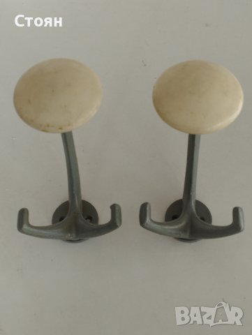 Порцеланови закачалки,стари алуминиеви и метални закачалки ., снимка 3 - Други стоки за дома - 38931720