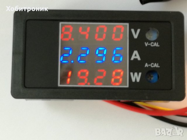 Волт-ампер-ватметър 100V 10A, снимка 1