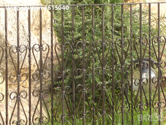 Оградни пана от ковано желязо, снимка 2 - Огради и мрежи - 52127090