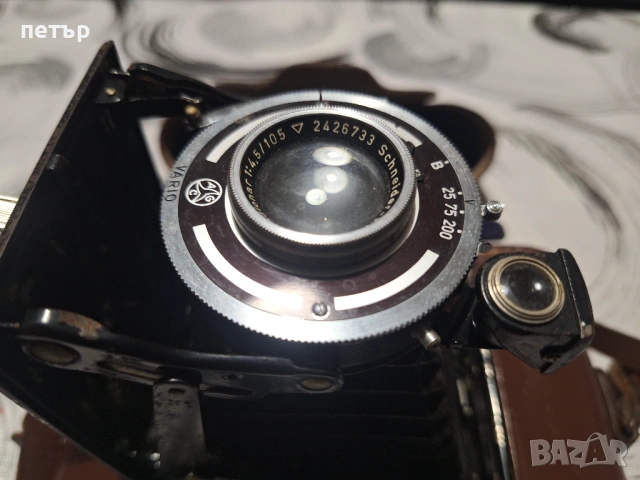 Ретро сгъваем немски фотоапарат, снимка 5 - Антикварни и старинни предмети - 53056650