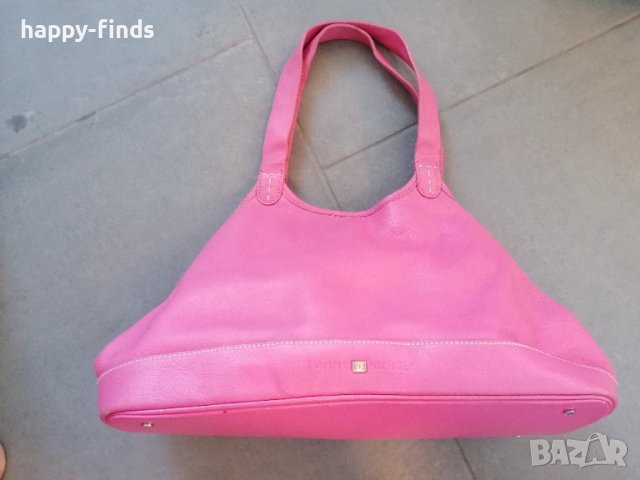 Изключителна дамска чанта от естествена кожа  Tommy Hilfiger, снимка 4 - Чанти - 51230984
