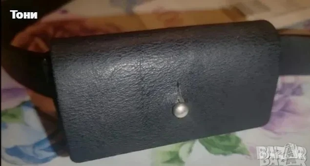 S. Oliver Оригинал Мъжки Колан с Мини Портмоне от Естествена Кожа Нов 90см., снимка 2 - Колани - 50471176