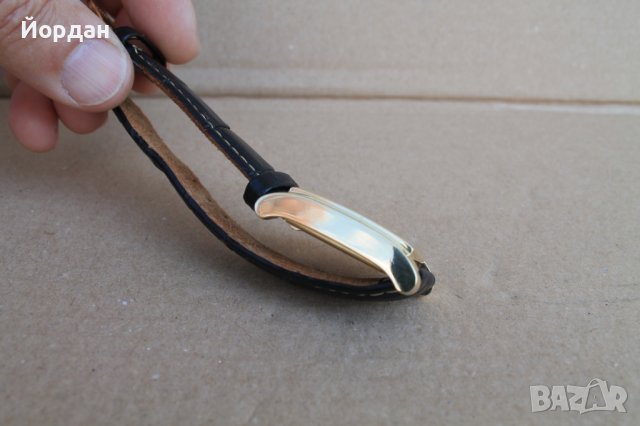 Швейцарски ръчен мъжки часовник "Longines'' хронограф кварц 18 карата , снимка 4 - Мъжки - 40566435