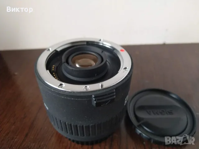 Телеконвертор за Canon EF, Sigma APO tele converter 2x ex, снимка 4 - Обективи и филтри - 55905738