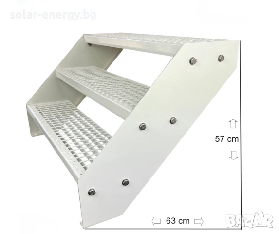 Външни метални стълби | Поцинковани | 5 размера | Готови за монтаж, снимка 5 - Други - 54145364