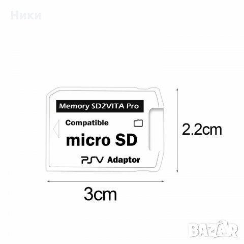 адаптор за PSVITA за microSD карти, снимка 1 - Кабели и адаптери - 32138808