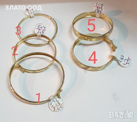 Детски златни гривни, снимка 9 - Гривни - 28421114