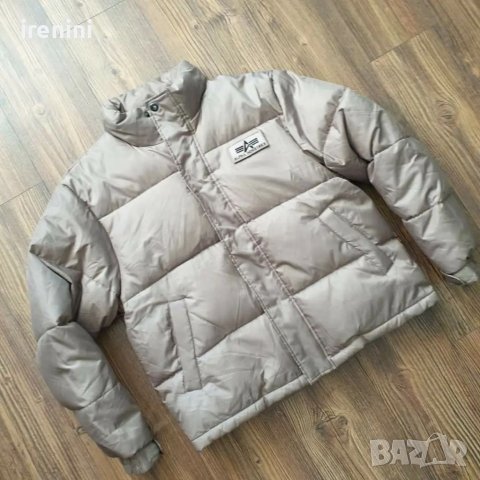 Страхотно мъжко пухено яке ALPHA INDUSTRIES размер L , пух и пера , снимка 10 - Якета - 38517673