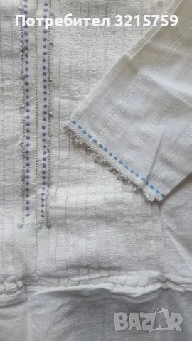 Риза за носия, кенар, пайети и бродерия, снимка 4 - Антикварни и старинни предмети - 50348666