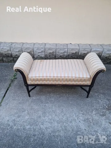 Страхотен антикварен испански марков диван канапе , снимка 2 - Дивани и мека мебел - 49132397