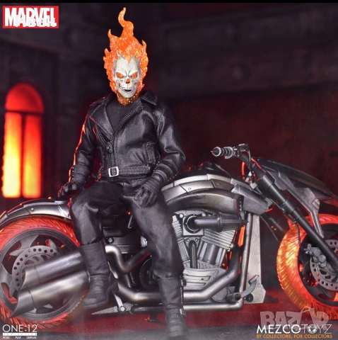 Mezko Toyz The Ghost raider/ Призрачният ездач колекционерска фигура 1:12, снимка 3 - Колекции - 54114066