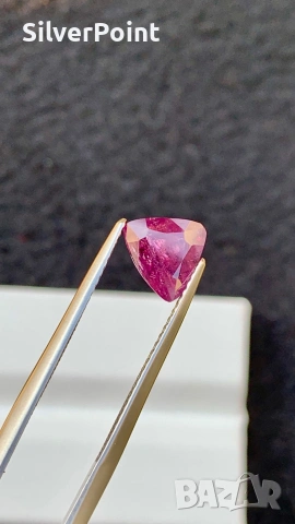 Сапфир голям от Кашмир не нагряван , снимка 2 - Други - 54274059