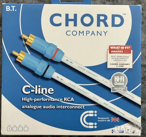 Кабел RCA to RCA "CHORD" C-Line
