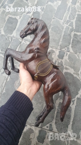 Стар кожен Кон Фигура, снимка 11 - Декорация за дома - 53375851