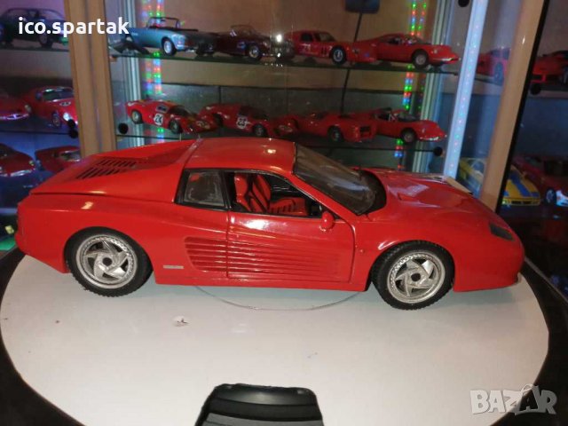 Ferrari 1:18 512 M Testarossa Hot wheels Mattel, снимка 4 - Колекции - 31820527