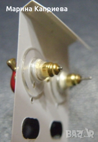 Обеци "Ябълки" /С-53/, снимка 4 - Обеци - 51541846