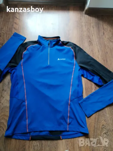 Odlo Half-Zip Long-Sleeve - мъжка ръннинг блуза КАТО НОВА ХЛ, снимка 5 - Блузи - 49715221