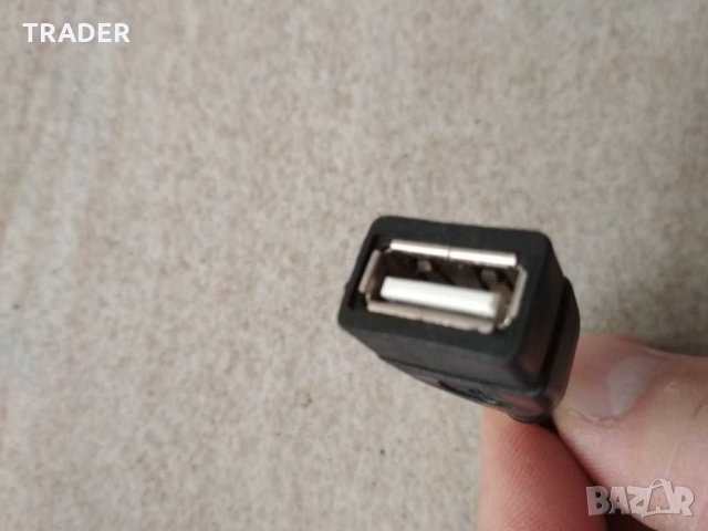 Кабел  USB A женски - Micro USB мъжки, 0.2 метра, снимка 4 - USB кабели - 31452459