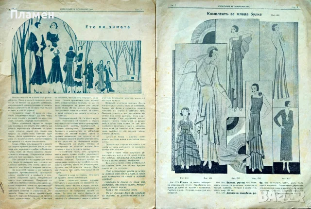 Икономия и домакинство. Кн. 3, 4, 6, 8 / 1930, Кн. 1 / 1931, Кн. 3 / 1934, снимка 12 - Антикварни и старинни предмети - 55728867