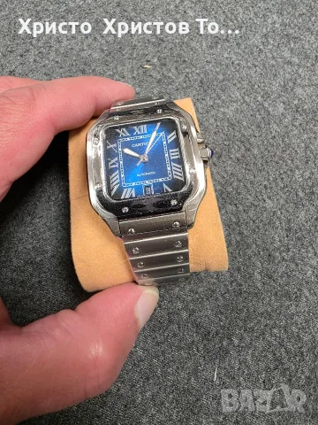 Мъжки луксозен часовник Cartier , снимка 3 - Мъжки - 56533887