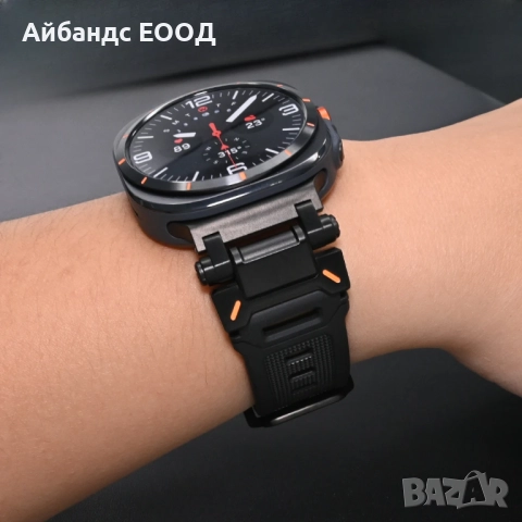 Титаниева TPU каишка за Samsung Galaxy Watch Ultra 47mm, снимка 7 - Samsung - 52124172