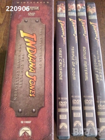 Indiana Jones 4DVD Complete Movie Collection, снимка 2 - DVD филми - 54076394