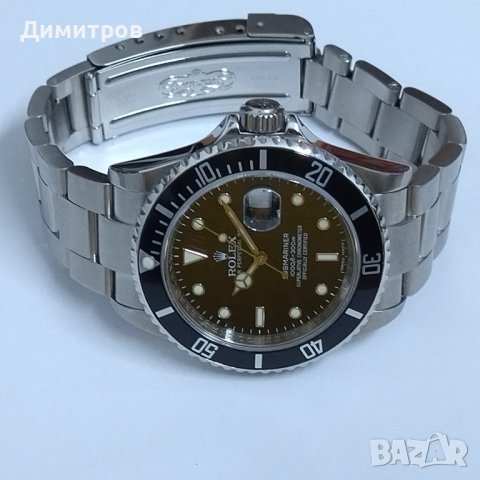 Rolex SUBMARINER Date Oyster Perpetual, engraved bezel - оригинал, снимка 8 - Луксозни - 40608459