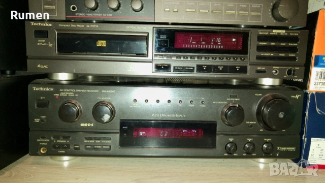 Technics sa ax 540 + Technics SL P377A, снимка 5 - Ресийвъри, усилватели, смесителни пултове - 52381811