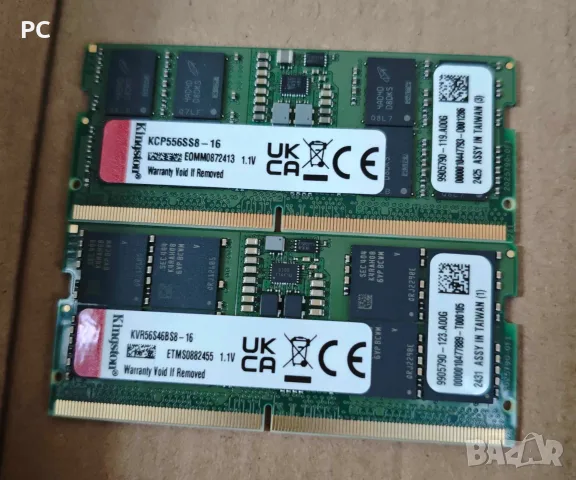DDR5 5600 Kingston 1x16GB SO-DIMM лаптоп