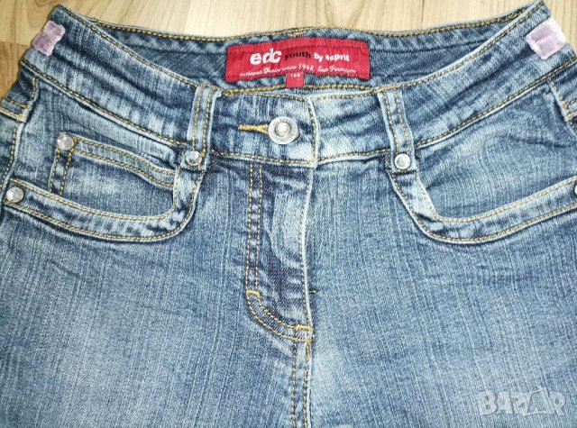 Детски дънки ESPRIT оригинал, size 158см, 98%памук  2%еластан, много запазени, отлично състояние, снимка 2 - Детски панталони и дънки - 35251685