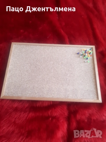 Дървена памка с корк