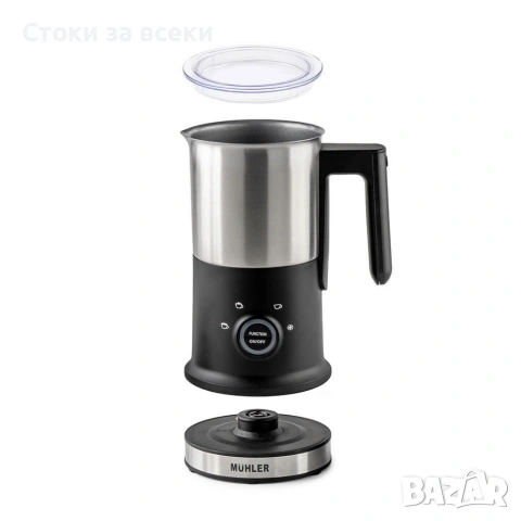 Кана за мляко на пяна Muhler MFF-44S – Гъста и пухкава пяна за секунди у дома, снимка 2 - Кани - 53225643