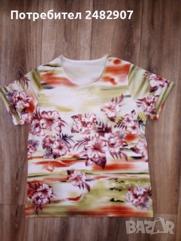 Дамска блуза с къс ръкав, снимка 3 - Тениски - 39679473