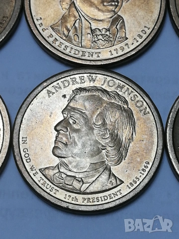 монети от 1 долар президенти, снимка 4 - Нумизматика и бонистика - 53938201