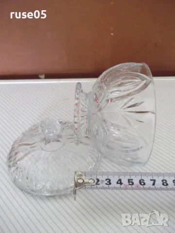 Захарница стъклена, снимка 4 - Други стоки за дома - 50352335