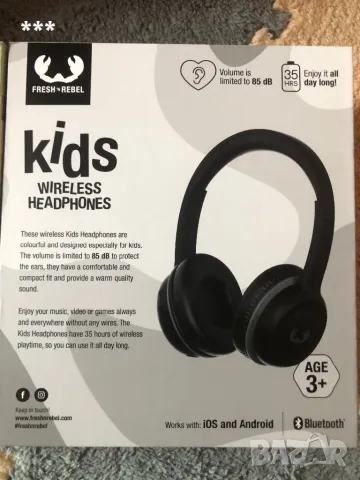 Продавам оригинални безжични слушалки Fresh n Rebel , снимка 4 - Bluetooth слушалки - 49709248