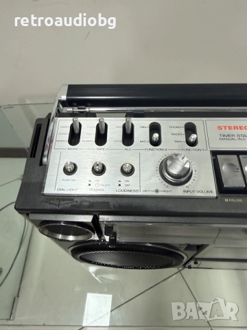 🔈Рядък колекционерски радиокасетофон Sanyo M 9994 - Boombox🔈, снимка 5 - Радиокасетофони, транзистори - 56018078