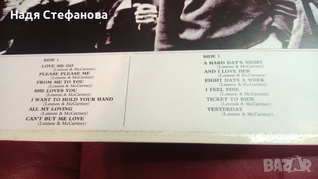Двоен албум на Битълс THE BEATLES on red vinyl 1962/1966, снимка 10 - Грамофонни плочи - 44181929