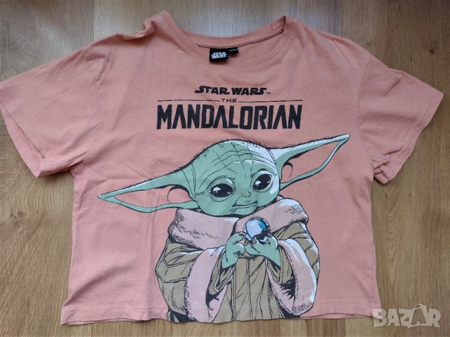 GROGU - The Mandalorian / Star Wars - ТОП - дамска скъсена тениска за ръст 164см., снимка 1
