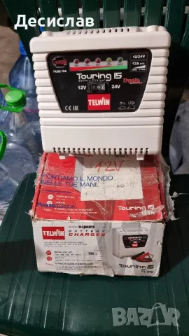 Зарядно за акумулатор Telwin12/24v, снимка 2 - Оригинални зарядни - 48337880